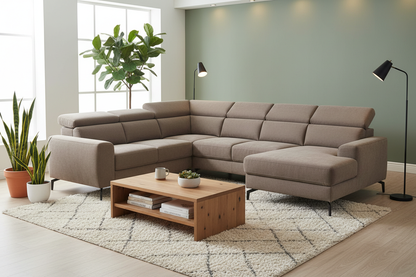 Full modern living room styling