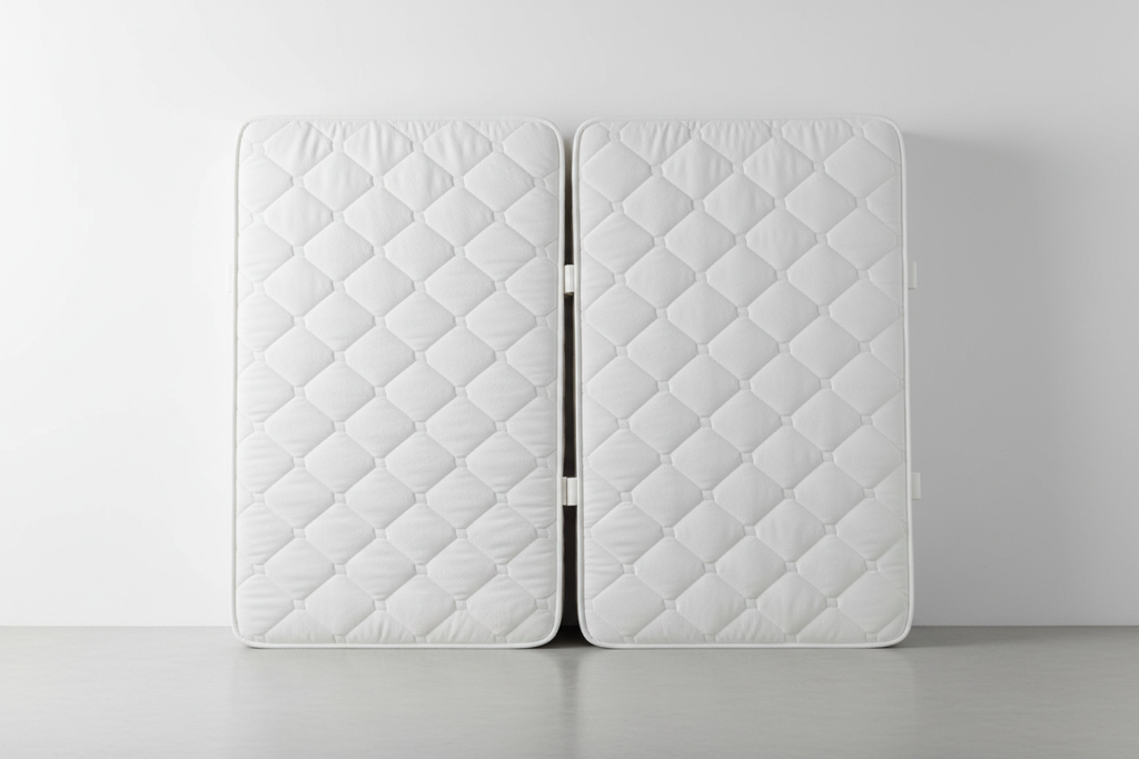 Full mattress upright view