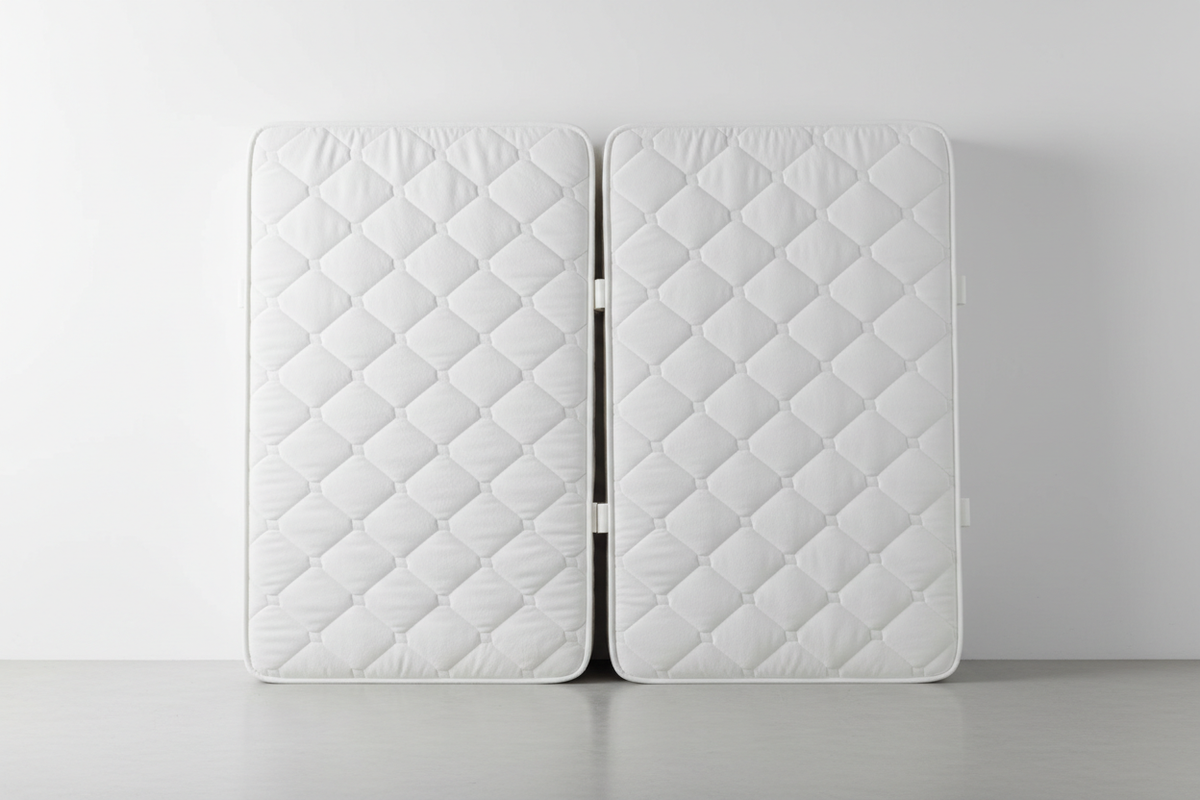 Full mattress upright view