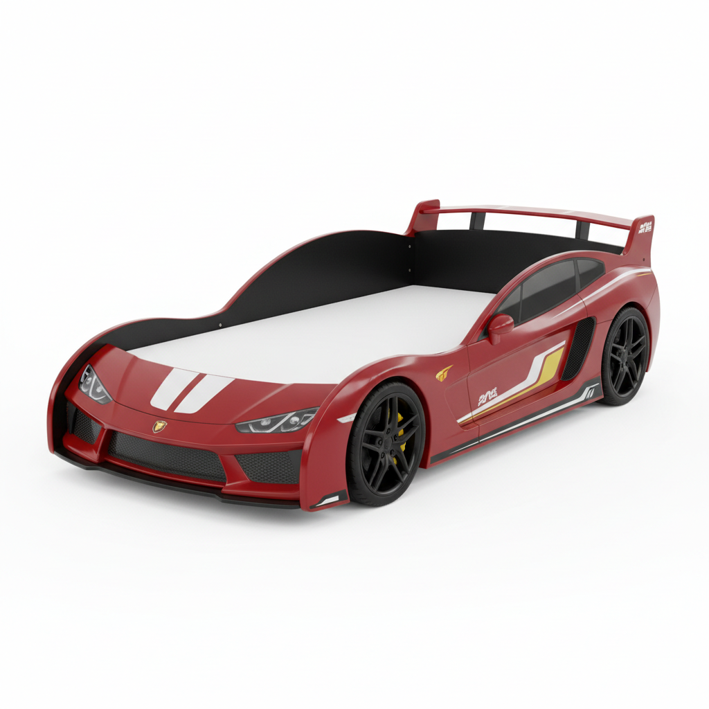 Novera Racing Car Single Bed front view