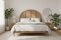 Novera Rattan King Bed front view