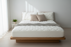 Novera Natural Latex Mattress on bed frame