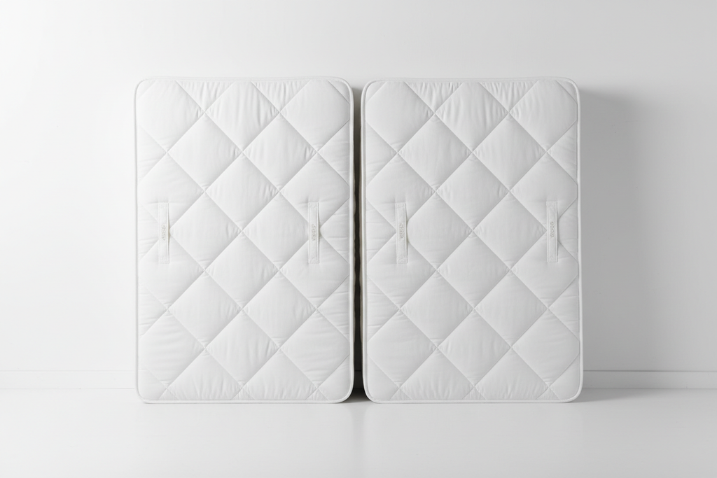 Full mattress upright view