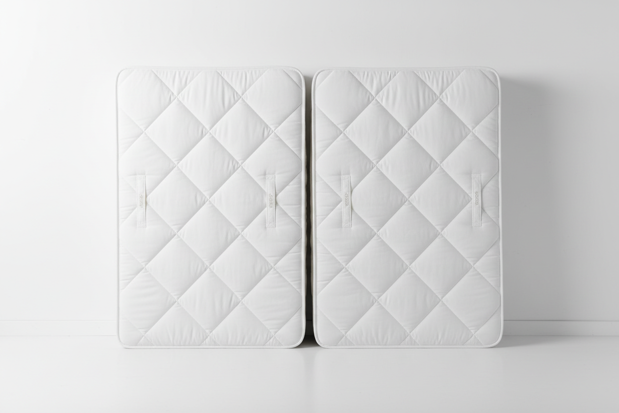 Full mattress upright view
