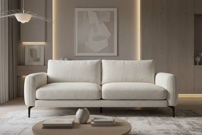 Novera Bouclé 2-Seater Sofa front view