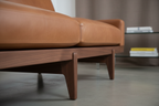 Walnut leg detail