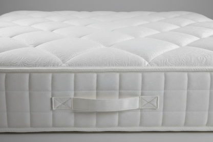 Plush pillow top surface and side panel detail