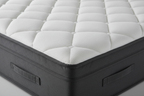 Quilted pillow-top surface and side panel detail