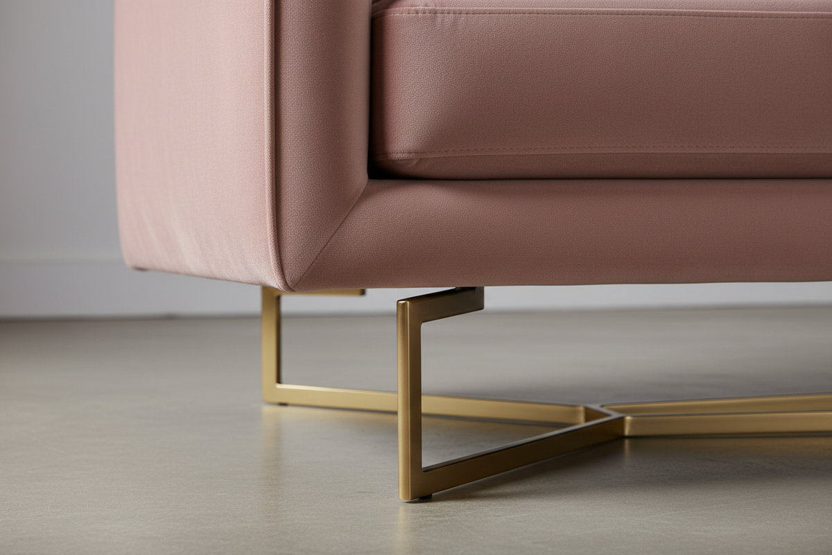 Gold leg detail