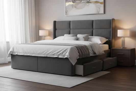 Novera Divan Storage Bed front view