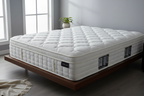 Novera Hybrid Mattress on bed frame