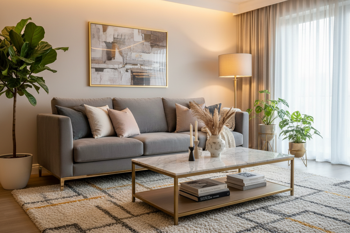 Full living room styling