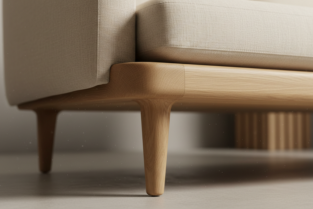 Oak leg detail