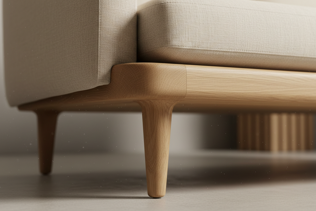 Oak leg detail
