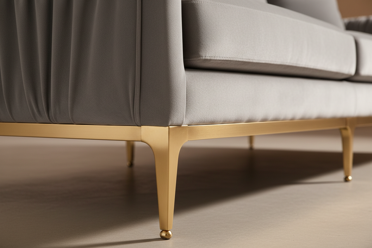 Gold leg detail