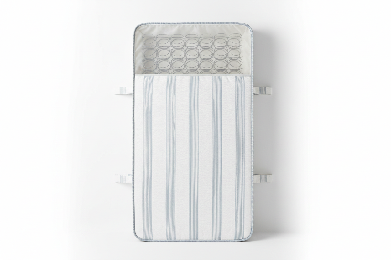 Full mattress upright view