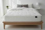 Novera Pocket Spring Mattress on bed frame