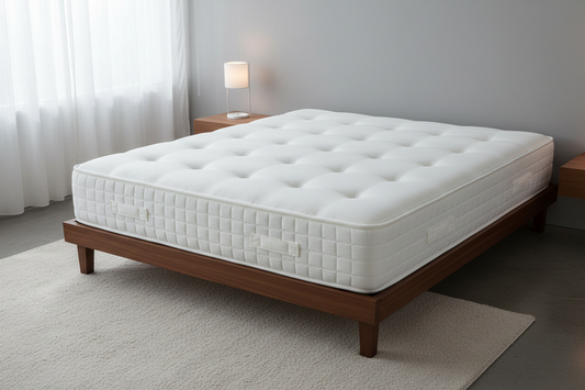 Novera Orthopaedic Firm Mattress on bed frame